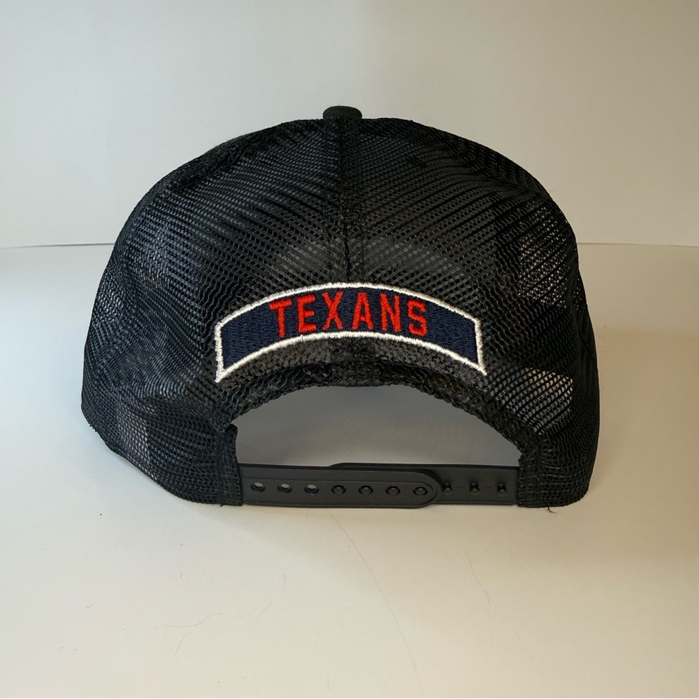 Houston Texans New Era 9SEVENTY Trucker Snapback Hat Black Alternate H Logo NEW - Picture 5 of 11